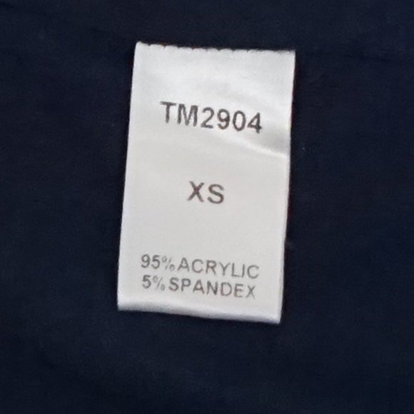 Edme & Esyllte for Anthropologie Embroidered & Lined Navy Blue Sweater Dress - Picture 8 of 9